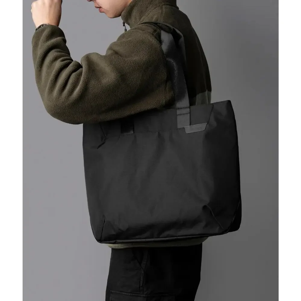 NWT Alpaka Elements Travel Shopping Tote Medium Black/Grey | Axoflux 210D